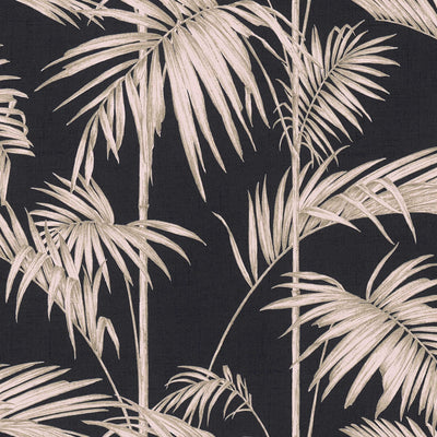 Dabas tapetes Palmu lapas, bambuss - rozā, bronzas, melna 369191 AS Creation
