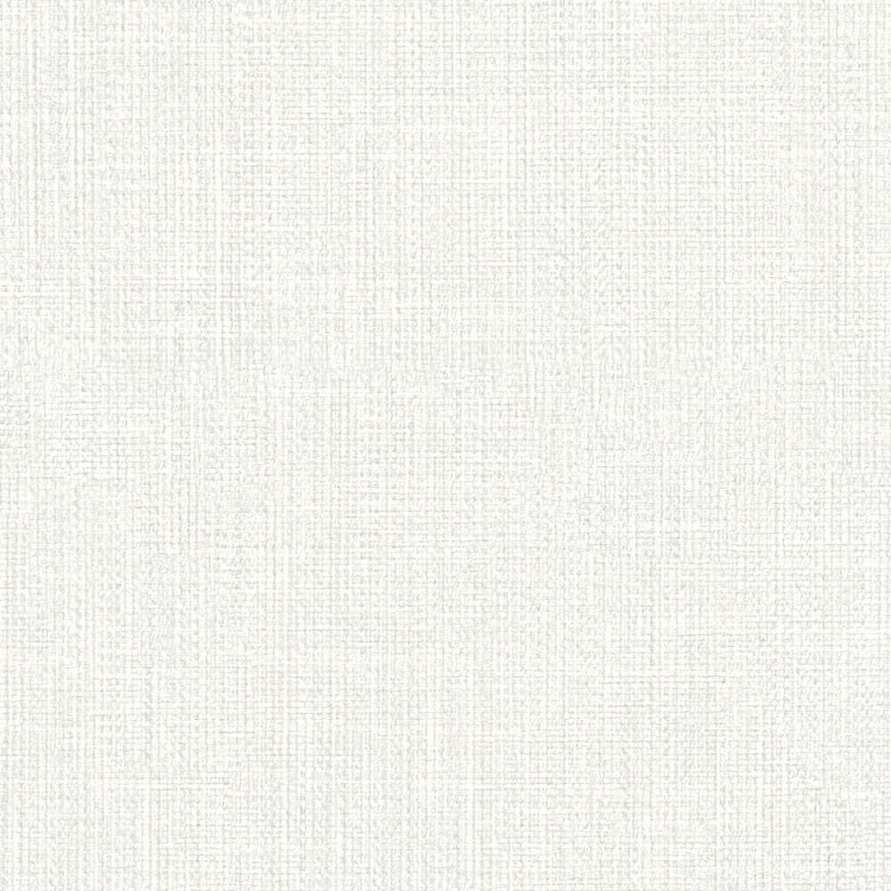 Baltas tapetes ar tekstila izskatu un teksturētu rakstu AS 369253 AS Creation