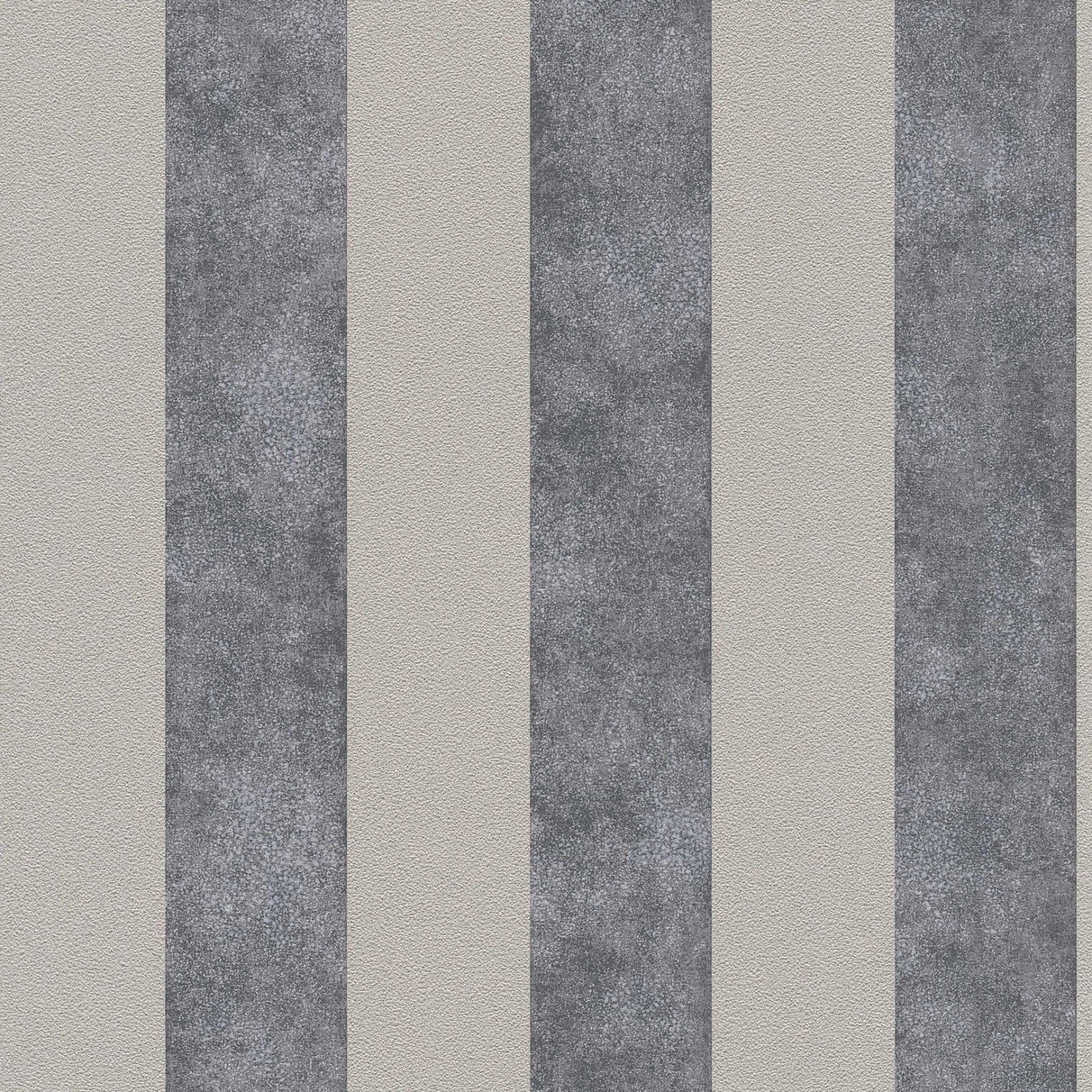 Strukturētas svītrainas tapetes - melna, pelēka, bēša AS Creation