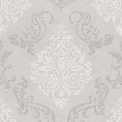 Tapetes baroka stilā ar mirdzuma efektu - gaiši bēša, krēmkrāsaina, 3506571 AS Creation