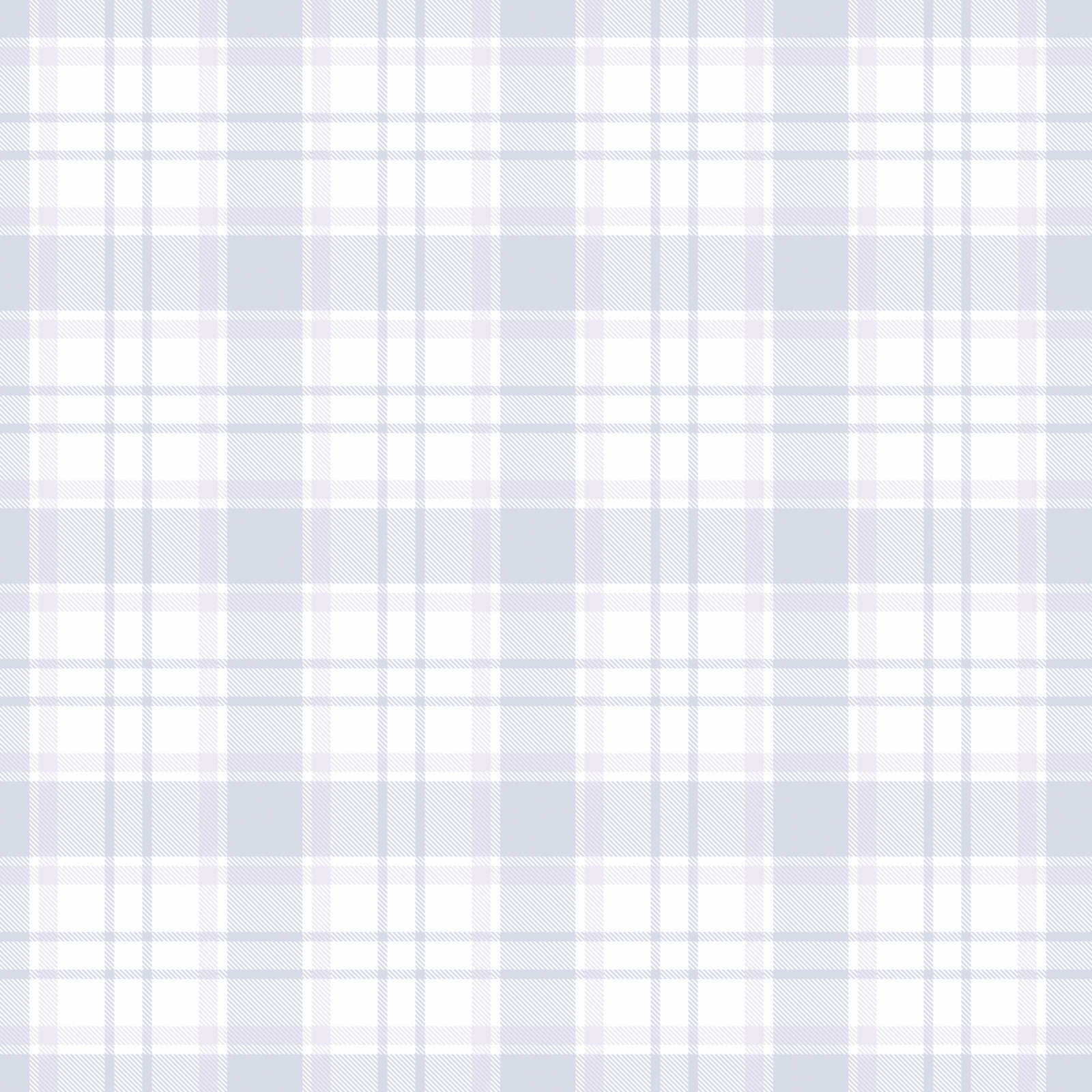 Tapetes bērnu istaba ar tartana rakstu – zilā krāsā, 381224, Bez PVC 🌿 AS Creation