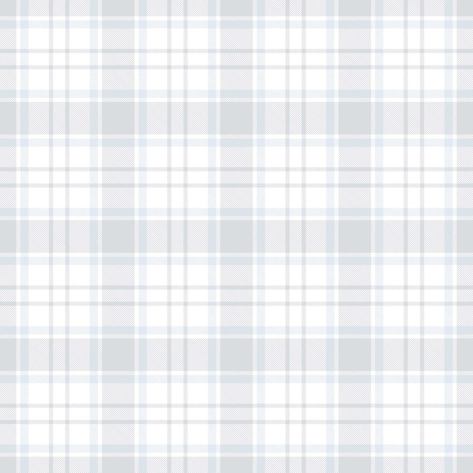 Tapetes bērnu istaba ar tartana rakstu – zilos toņos, 381223, Bez PVC 🌿 AS Creation