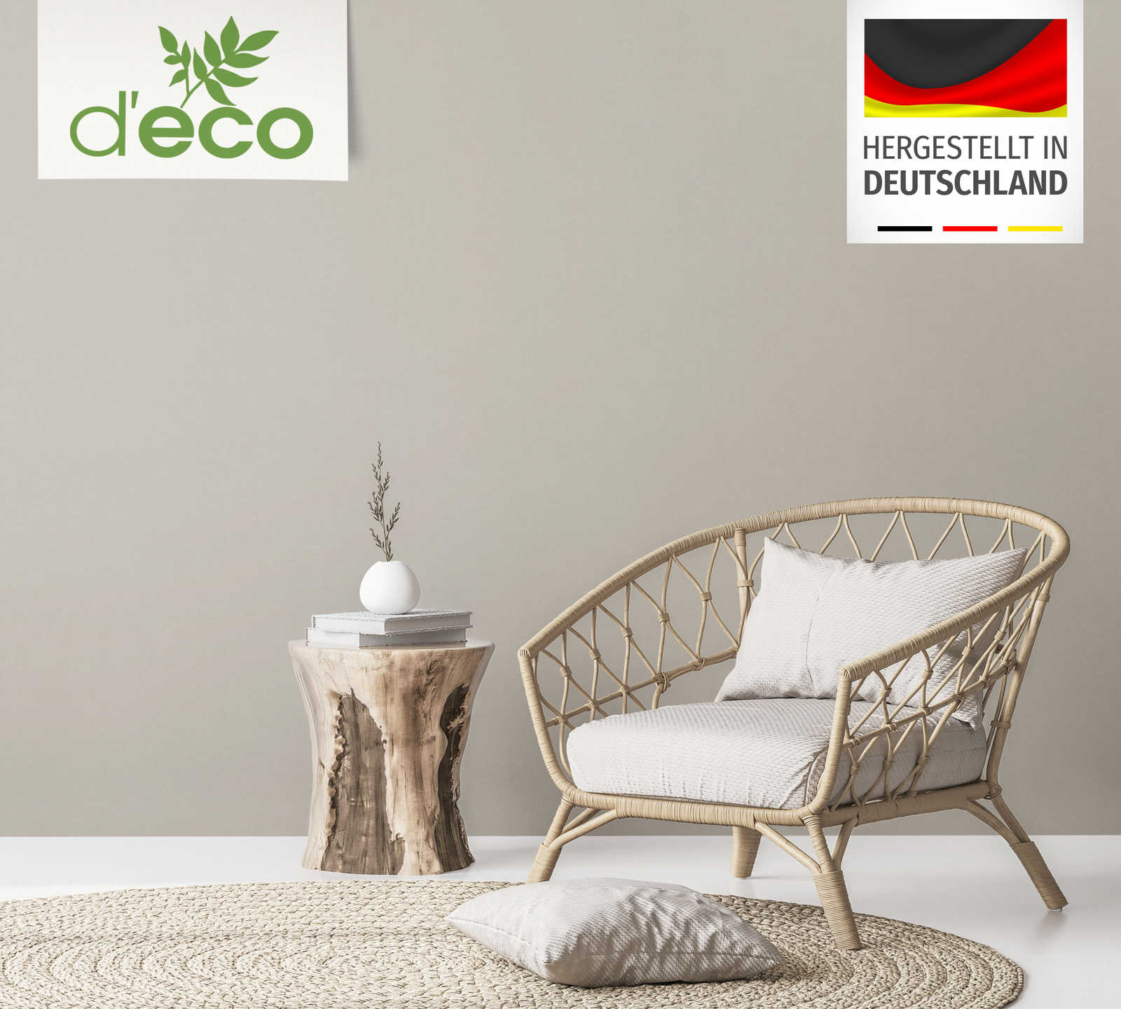 Ekoloģiskas tapetes ar nedaudz spīdīgu rakstu: bēšā, 386625 AS Creation