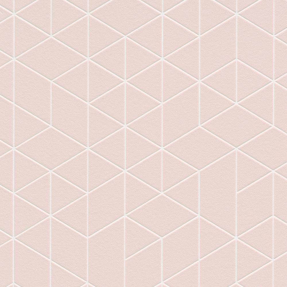 Lētas tapetes ar grafisku rakstu rozā krāsā, Erismann 646605 Erismann