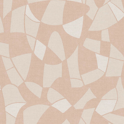 Tapetes ģeometriskā stilā - bēša, krēmkrāsa, 1373424 AS Creation