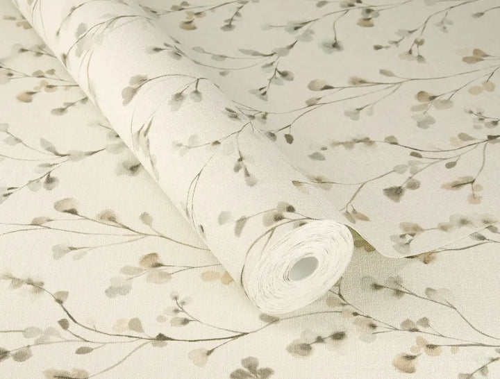 RASCH Wallpaper 2510303 | Botanical motif in warm earth tones
