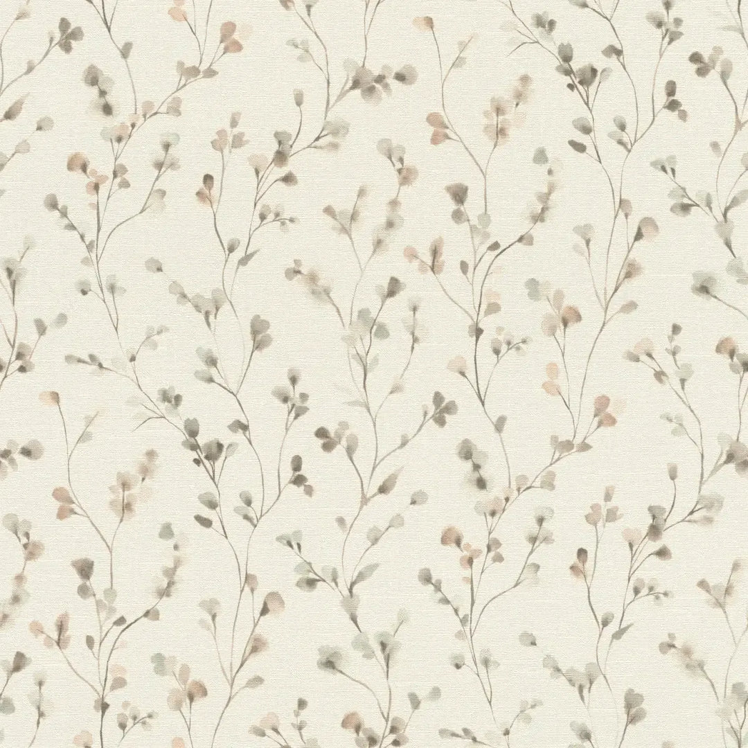 RASCH Wallpaper 2510303 | Botanical motif in warm earth tones
