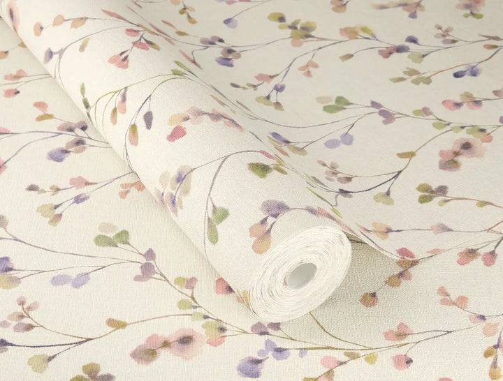 Tapetai RASCH 2510303 | Botaninis motyvas šiltais žemės atspalviais