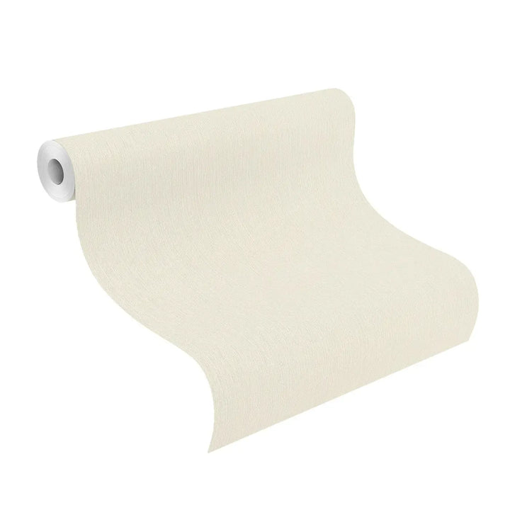 RASCH Wallpaper 2030345 | white textile texture with a semi-matt finish