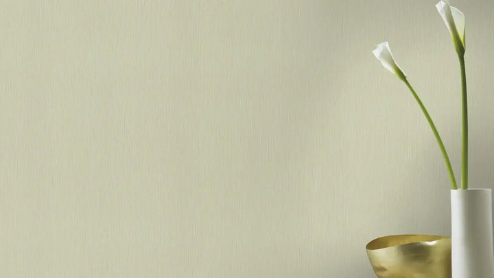 RASCH Wallpaper 2030375 | Light sage shade with a vertical textile texture