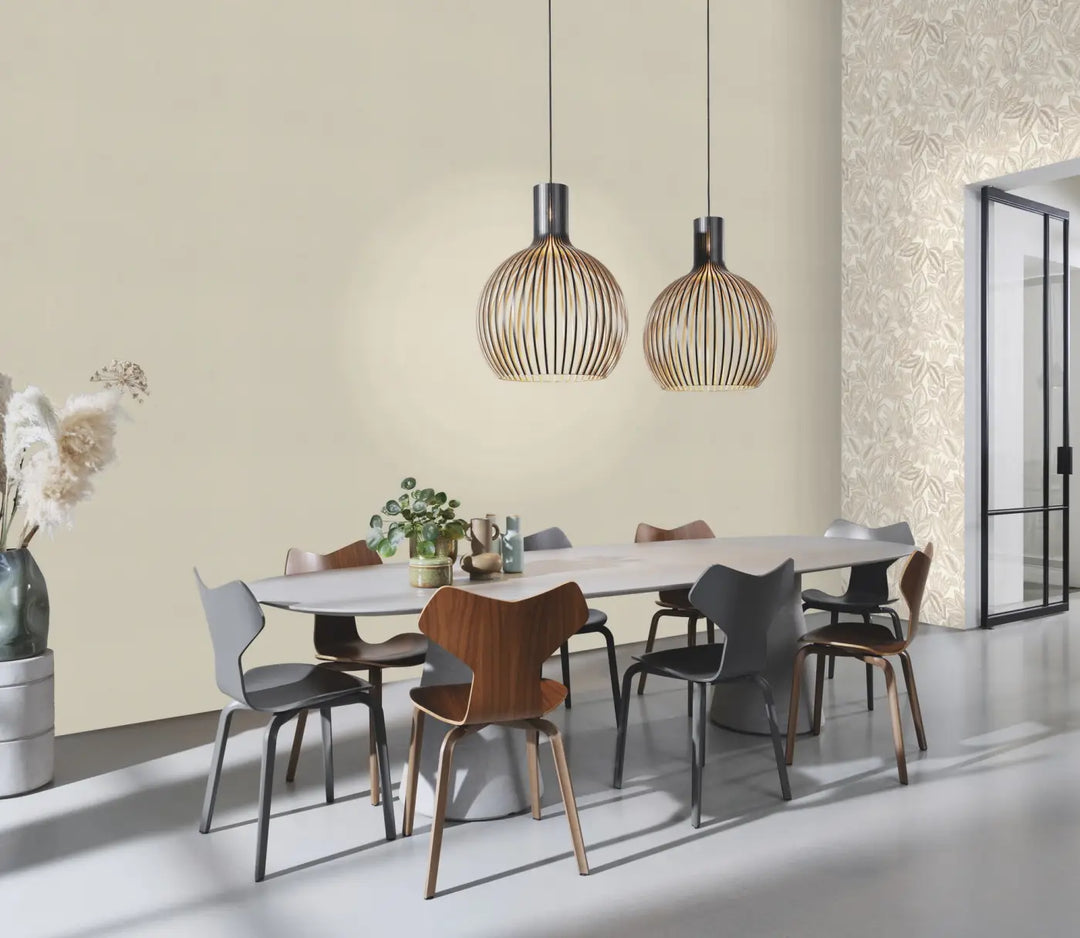 RASCH Wallpaper 2505030 | Light beige shade with a subtle fabric texture