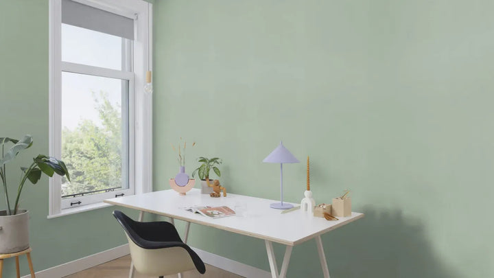 RASCH Wallpaper 2505067 | Soothing sage green shade