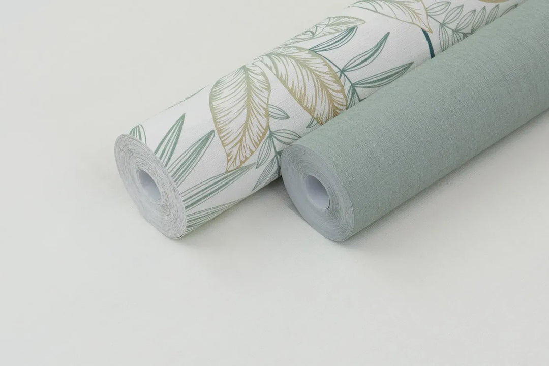 RASCH Wallpaper 2505067 | Soothing sage green shade