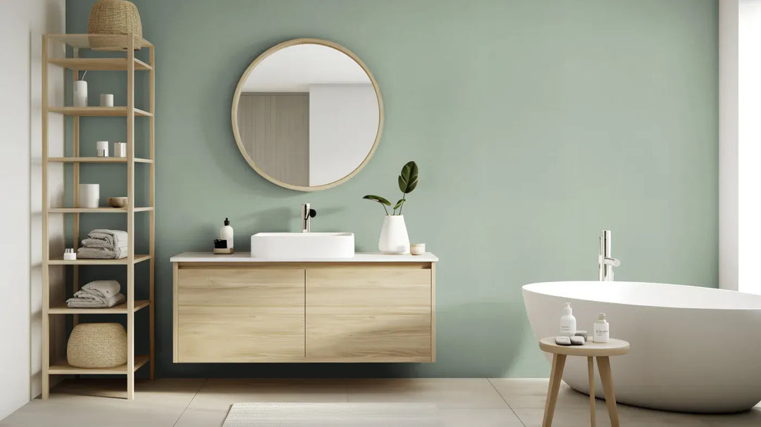 RASCH Wallpaper 2505067 | Soothing sage green shade