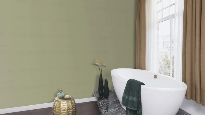 RASCH wallpaper 2510745 | Khaki shade with a subtle fabric texture