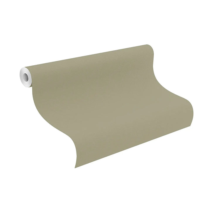RASCH wallpaper 2510745 | Khaki shade with a subtle fabric texture