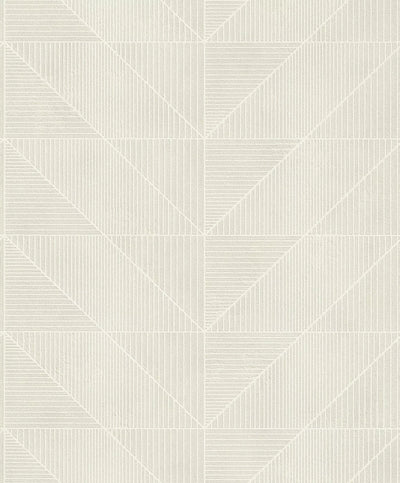 Wallpaper Rasch with geometric pattern and fine glow, 653915 rasch