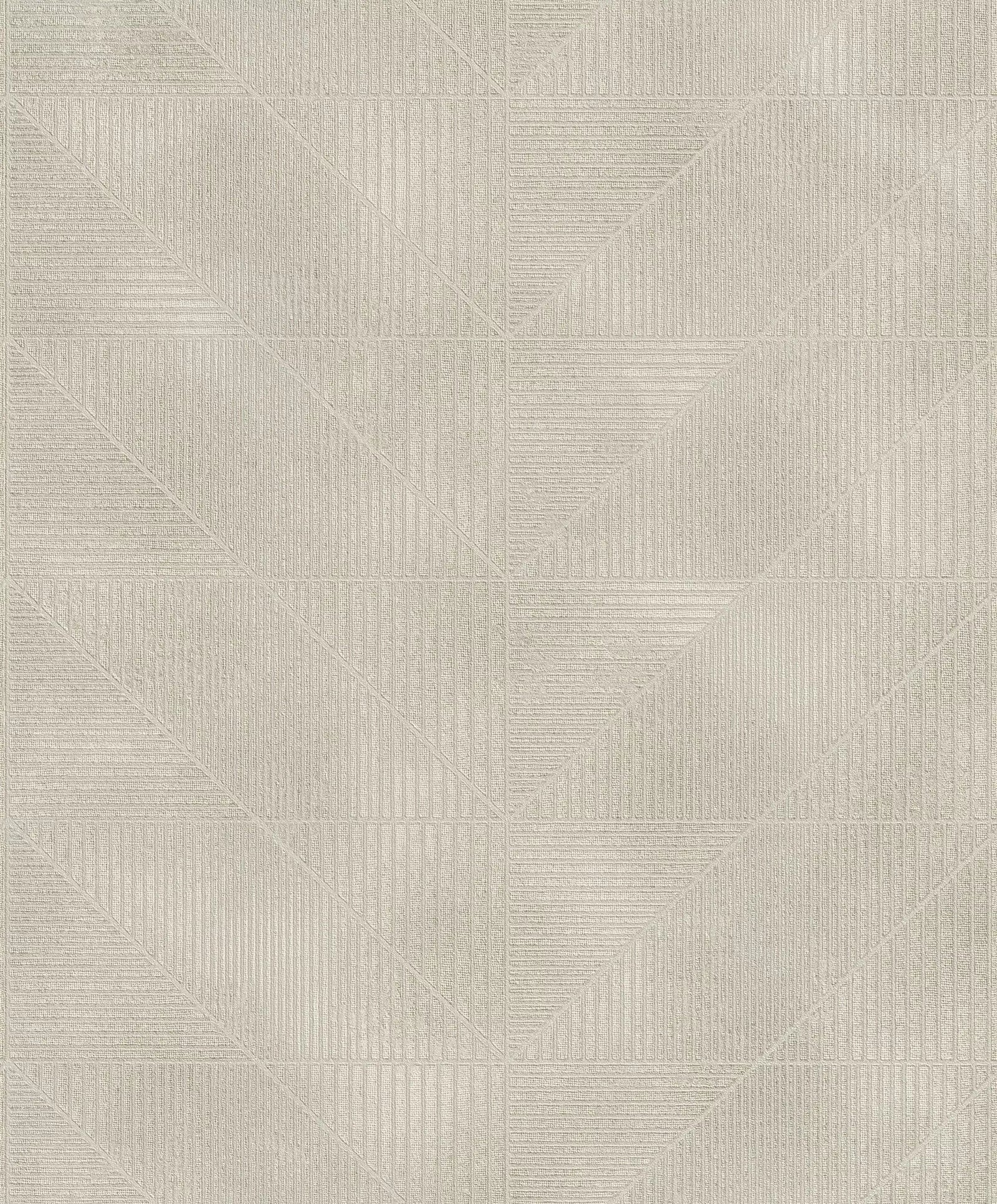 Tapetes RASCH ar ģeometrisku rakstu un smalku mirdzumu, taupe, 653939 RASCH