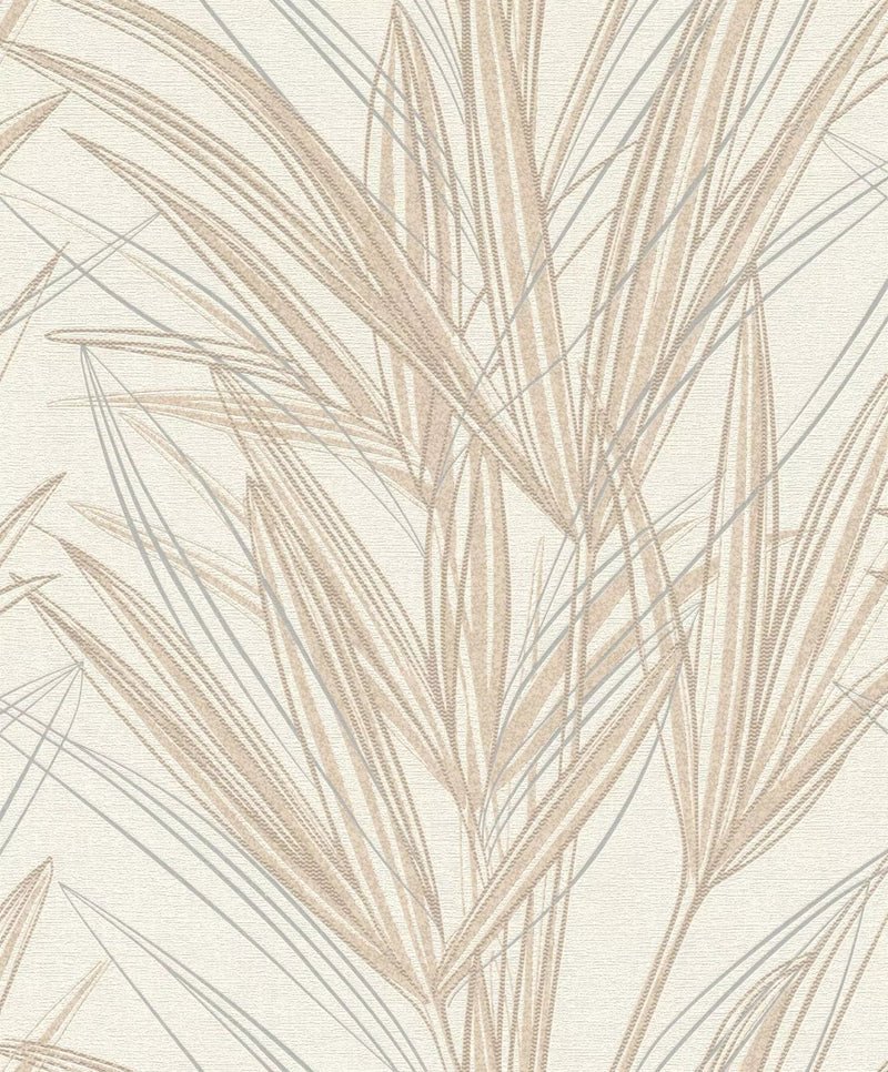 Wallpaper Rasch with grass pattern, beige, 654011, Welcome Home Rasch