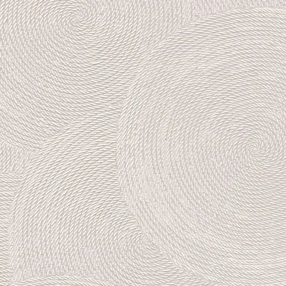 Krēmkrāsas tapetes ar apļiem (3010630) AS Creation