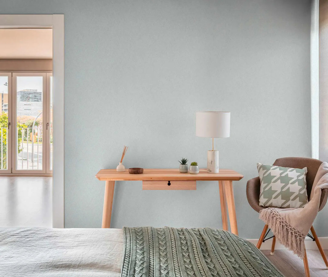 Tapetes ar reljefu zigzaga dizainu - zilas - 3010613 AS Creation