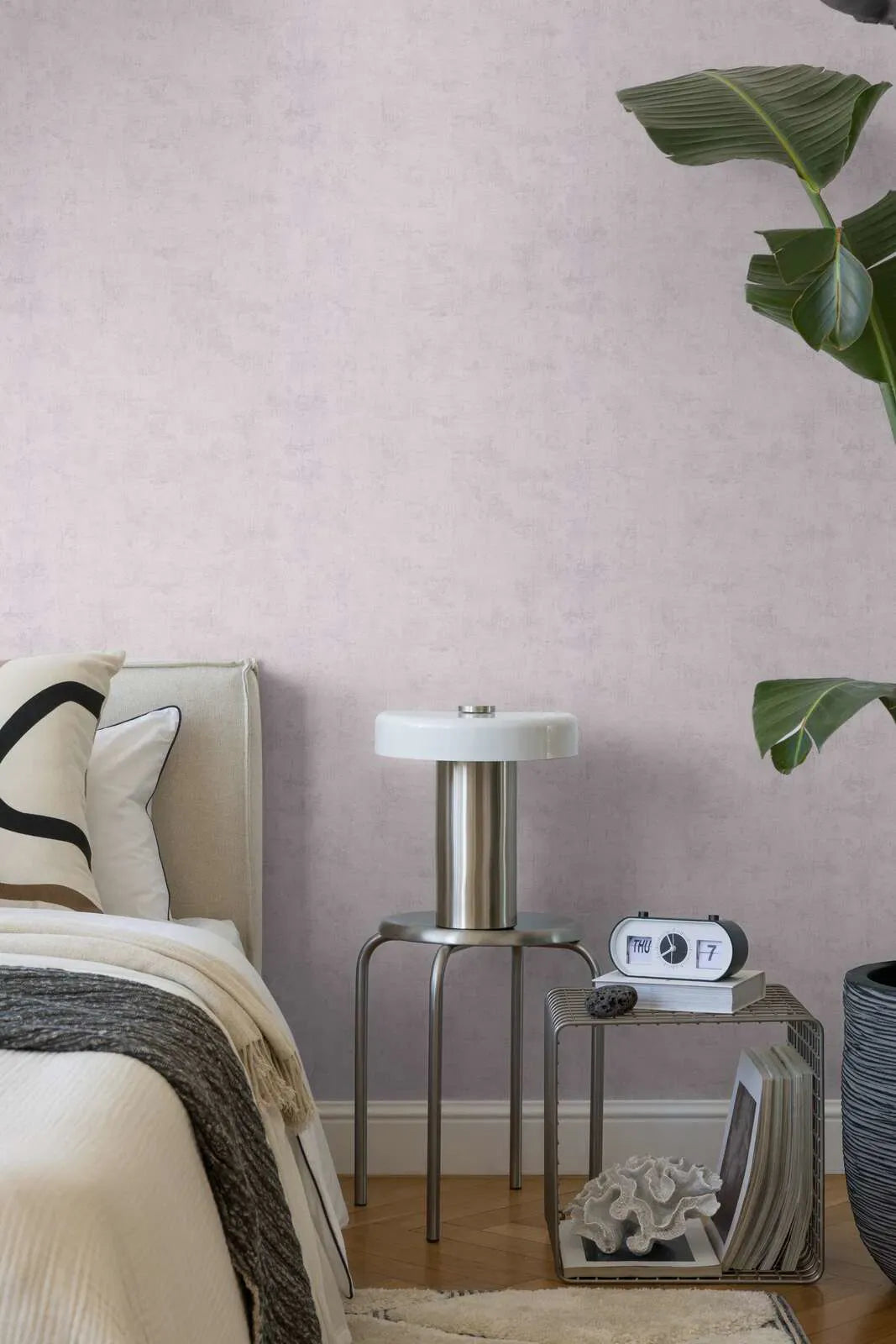 Tapetes vienkrāsainas, ar elegantu matētu virsmu - violetas - 3011757 AS Creation