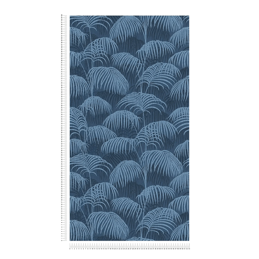 Tekstila tapetes ar dabas rakstu AS Creation 96198-3 zilā krāsā AS Creation