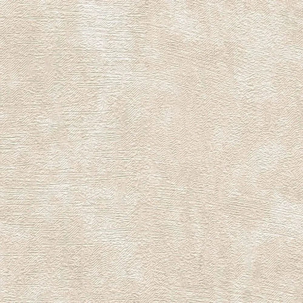 Bēšu teksturētu tapešu tuvplāns ar mīkstu un matētu virsmas reljefu. SKU: 1370157, AS Creation.