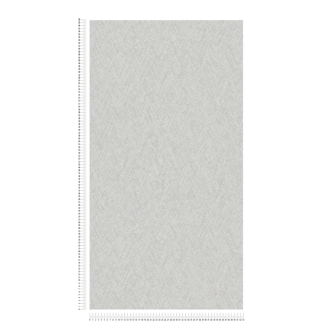 Teksturētas tapetes ar smalku chevron rakstu - pelēkas - 3010614 AS Creation