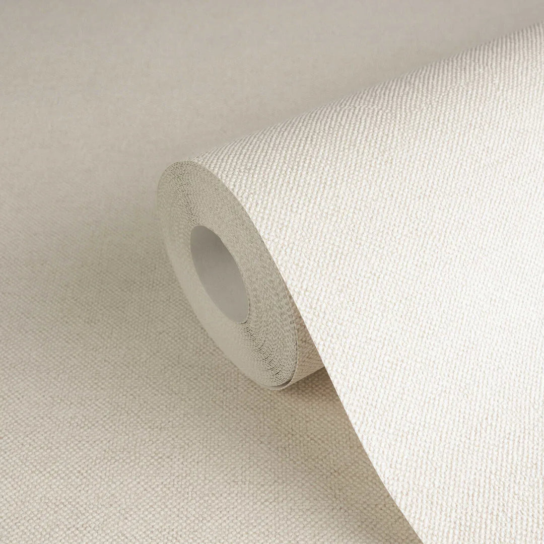 Teksturētas neaustas tapetes ar tekstila raksturu – smilškrāsas - 3010714 AS Creation