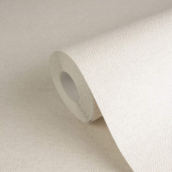 Teksturētas neaustas tapetes ar tekstila raksturu – smilškrāsas - 3010714 AS Creation