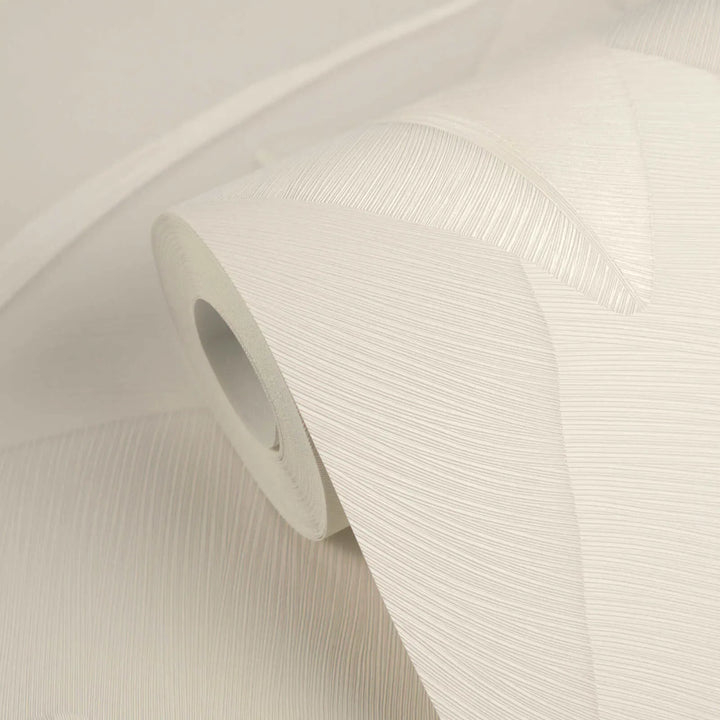 Tapetes ar abstraktu dabas un lapu motīvu - balta, krēmkrāsa - 3007574 AS Creation