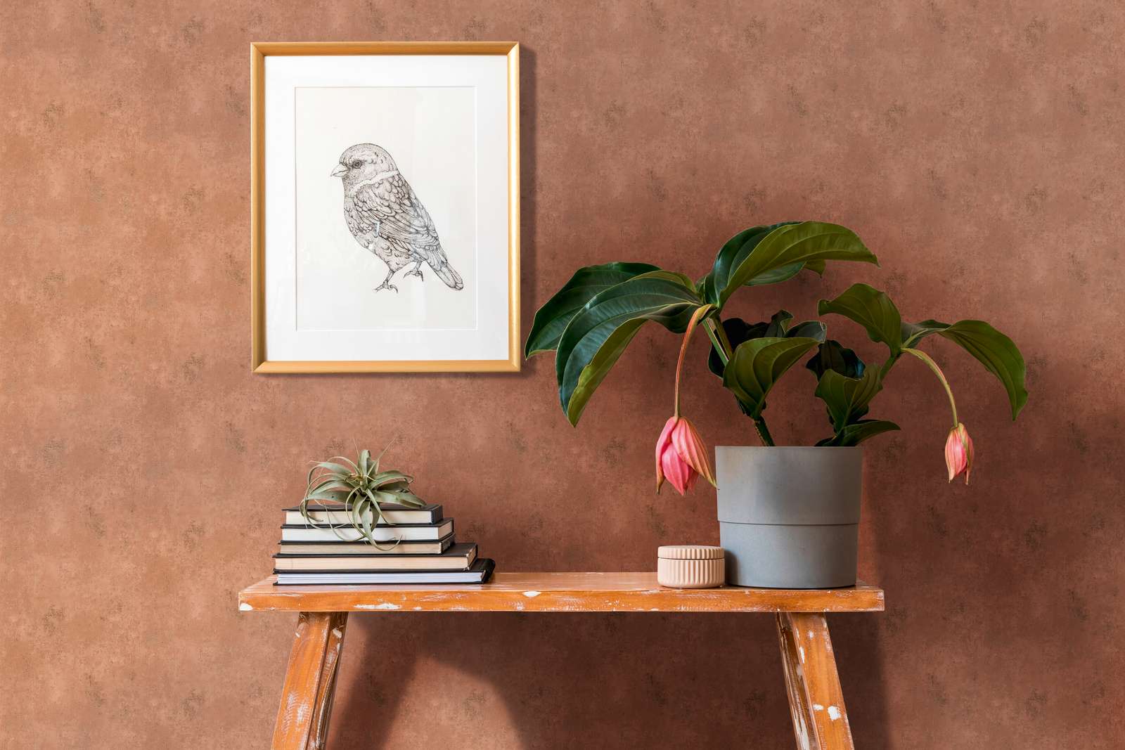 Vienkrāsainas tapetes AS Creation metālika  krāsā AS 388322 AS Creation