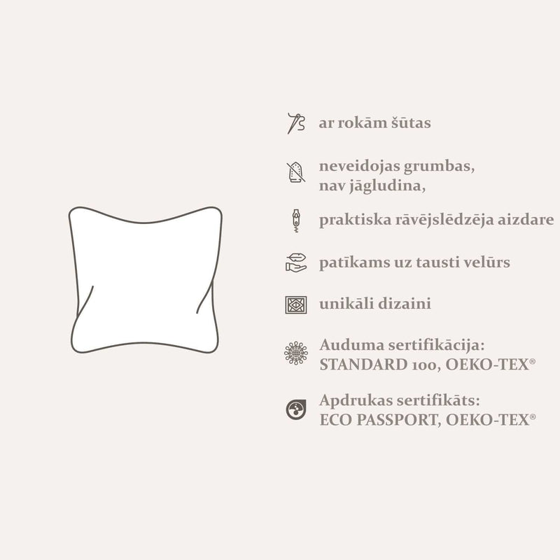 Velūra spilvendrānas - Kompozīcija ar fikusa baltām lapām uz tirkīza fona, 147042 G-art