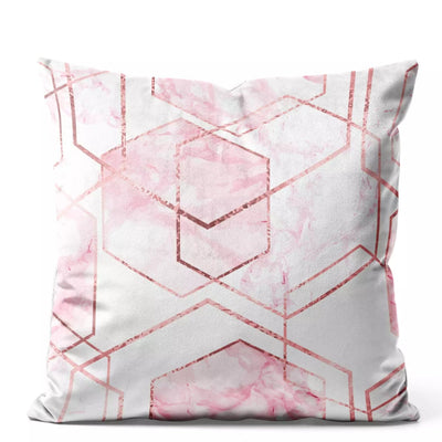 Velor pillowcases - geometric composition glamor style, 147037 g -art