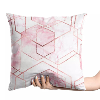 Velor pillowcases - geometric composition glamor style, 147037 g -art