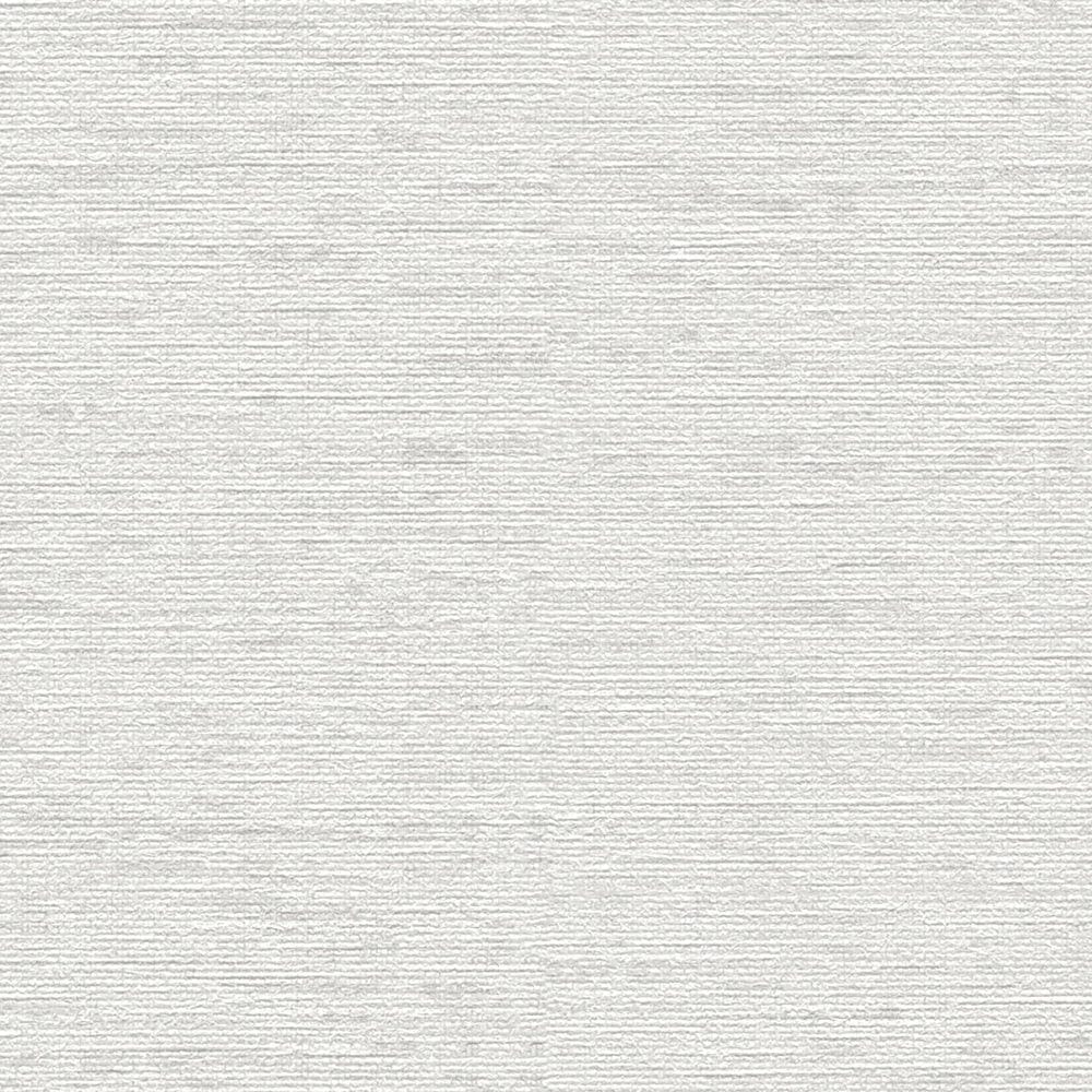 Vienkrāsaina tapete ar auduma struktūru: gaiši pelēkā krāsā, 393515 AS Creation