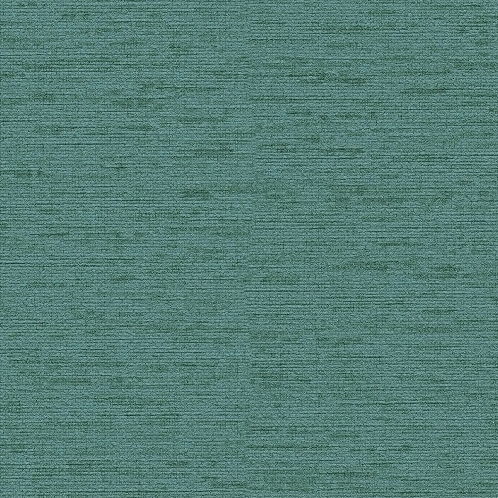 Vienkrāsaina tapete ar auduma struktūru: zaļā krāsā, AS Creation 393512 AS Creation