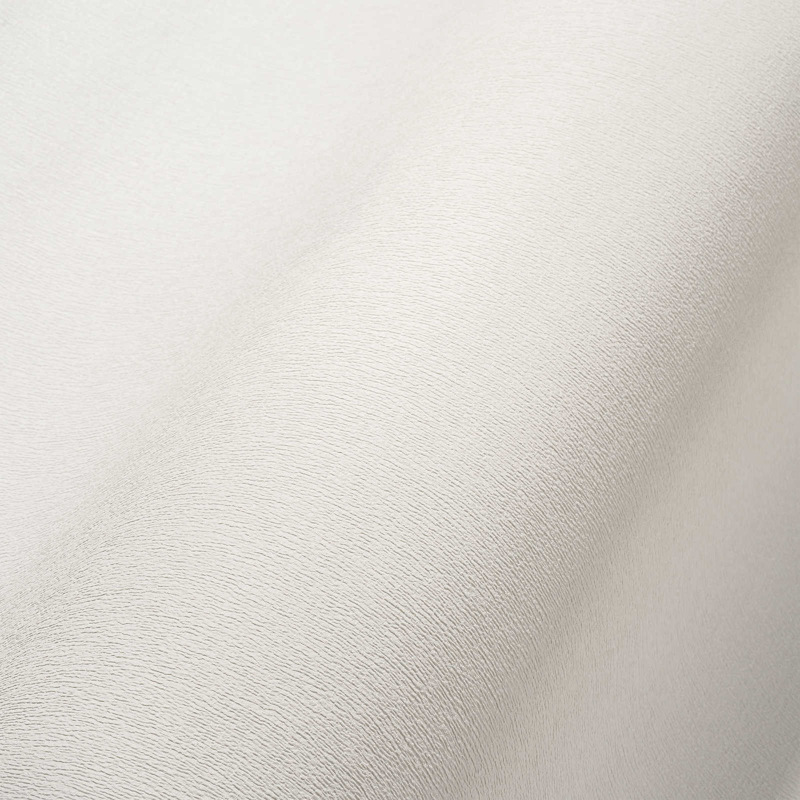 Vienkrāsainas matētas tapetes ar tekstūru baltā krāsā - 1376726 AS Creation