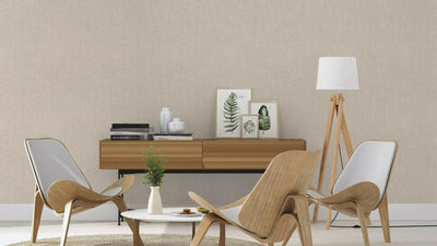 Monochrome matte wallpaper RASCH, beige, 1141544 RASCH