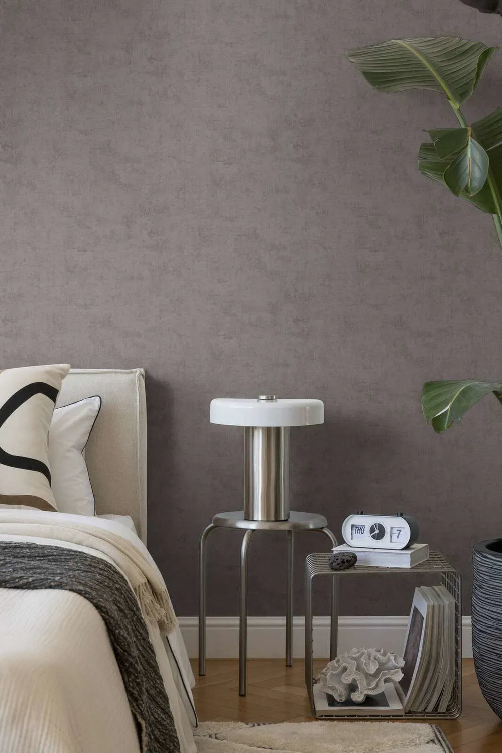 Tapetes ar elegantu faktūru un matētu apdari - tumši pelēkas - 3011745 AS Creation