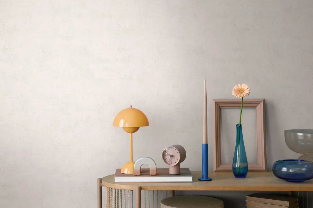 Tapetes ar matētu dizainu un harmonisku faktūru, baltas - 3011767 AS Creation