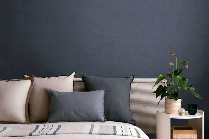 Tapetes ar vieglu faktūru un matētu apdari – zilas - 3011750 AS Creation