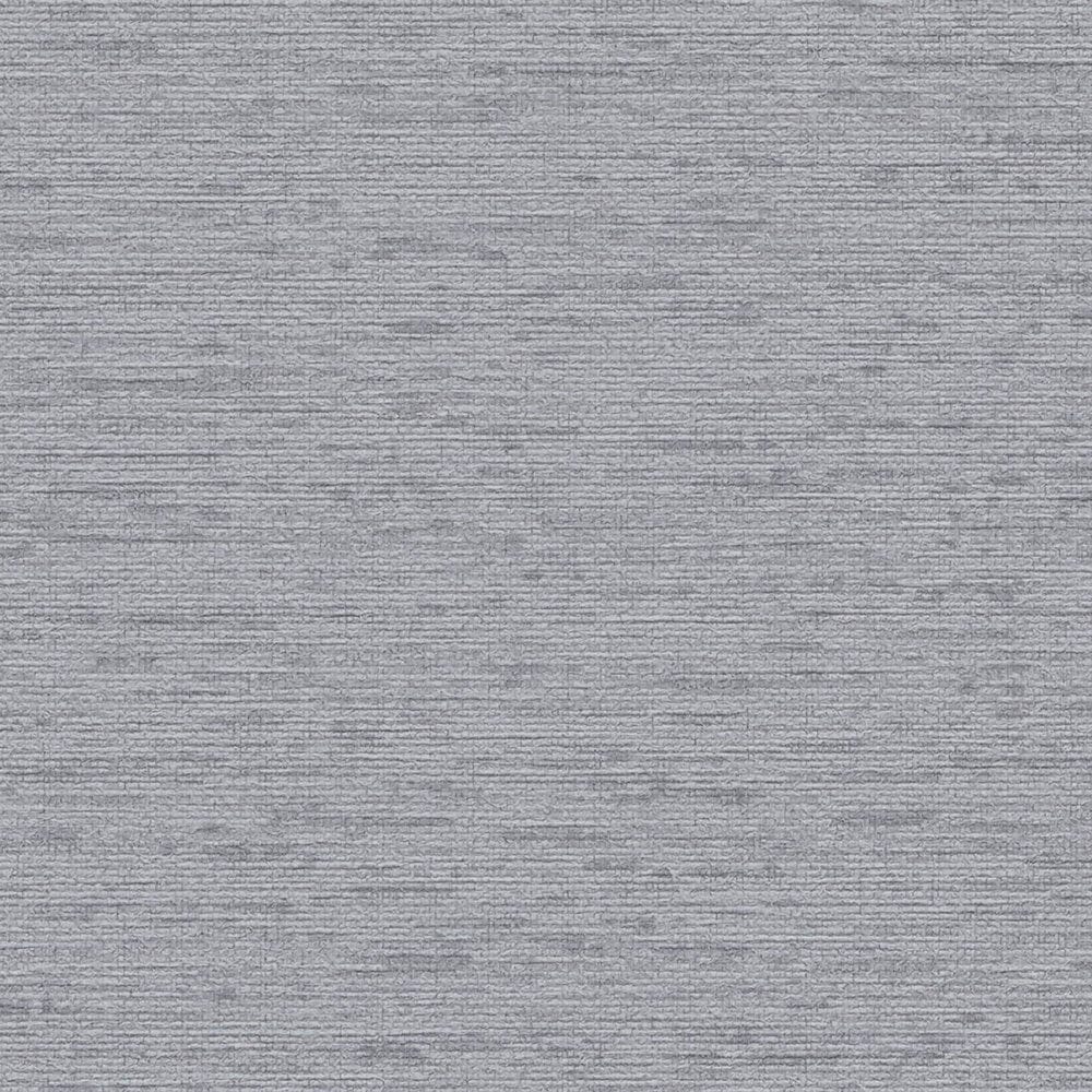 Vienkrāsaina tapete ar auduma struktūru: pelēkā, 393519 AS Creation