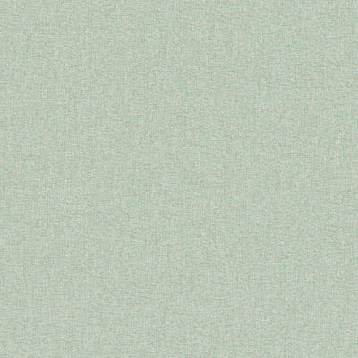 Vienkrāsainas tapetes ar auduma struktūru: zaļā krāsā, 1400500 AS Creation