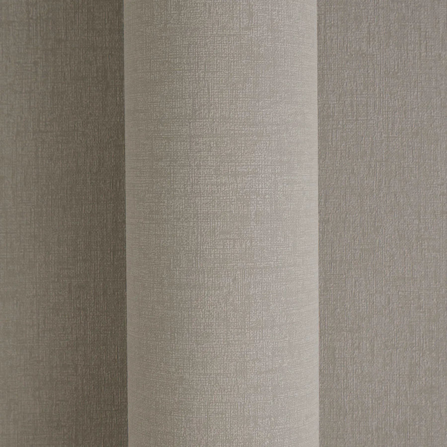 Tapetes ar dabisku audekla izskatu - maiga pelēkā un bēšā krāsā AS Creation