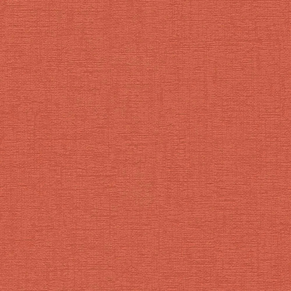 Tapetes ar dabisku audekla izskatu siltā terakotas tonī - 3007132 AS Creation