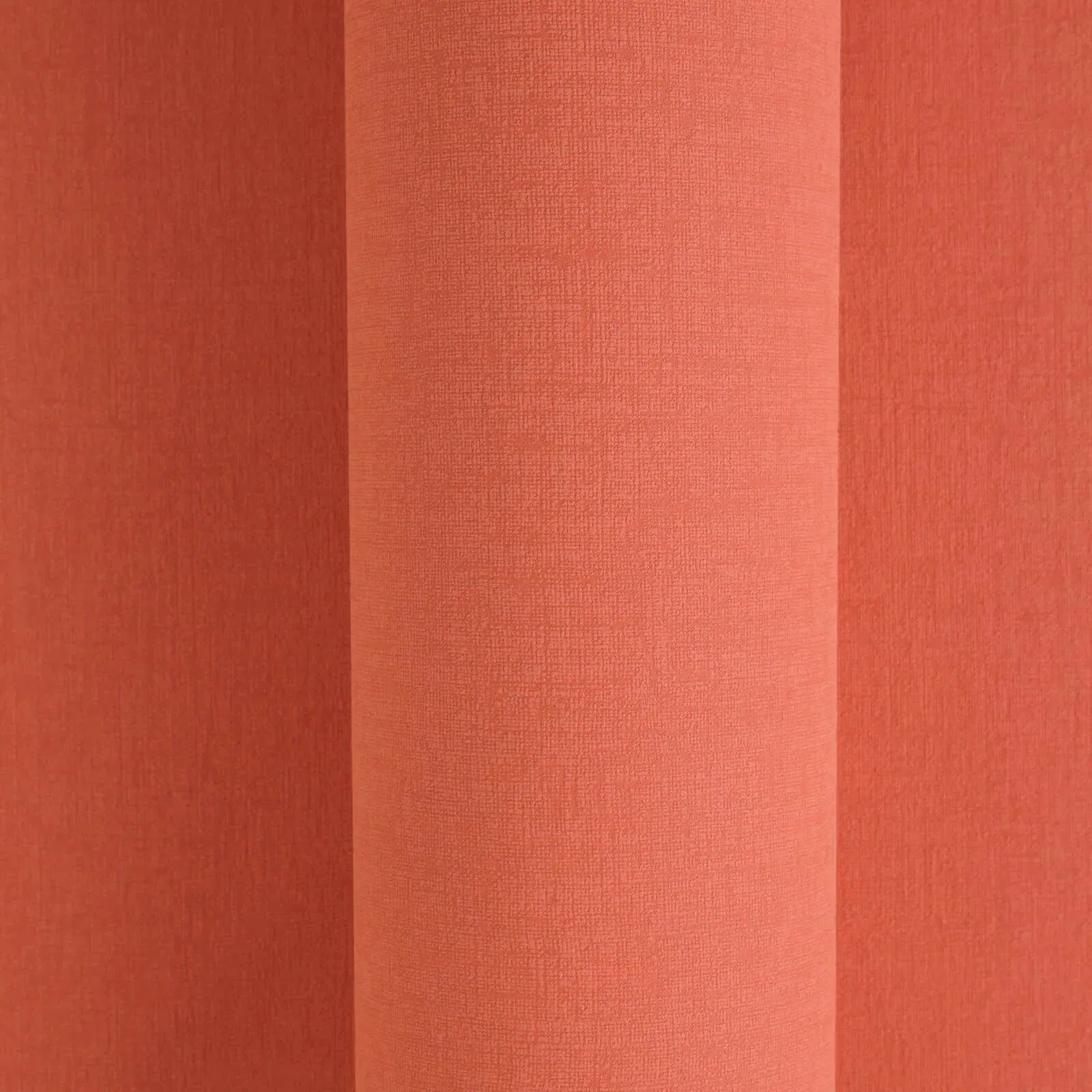 Close-up: terracotta wallpaper with a natural canvas texture nearby. SKU: 3007132, AS Creation.