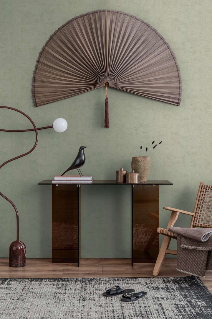 Tapetes ar harmonisku dizainu, matētas - zaļas - 3011743 AS Creation