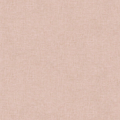 Vienkrāsainas tapetes ar smalka lina izskatu - rozā krāsā AS Creation